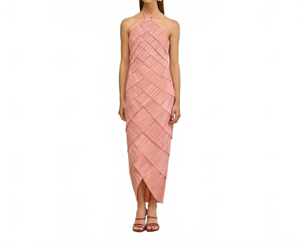 NEW CULT GAIA patrizia midi dress in petal